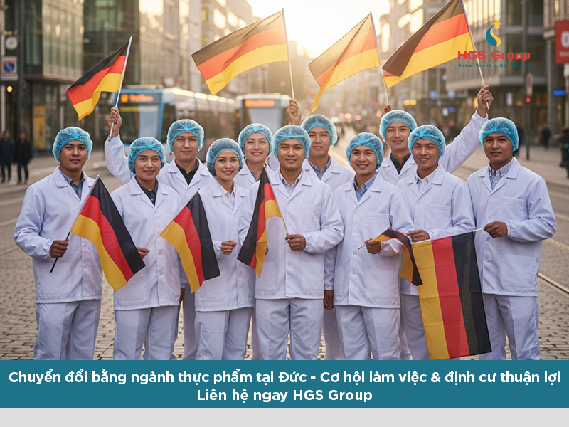 Chuyển đổi bằng ngành thực phẩm tại Đức