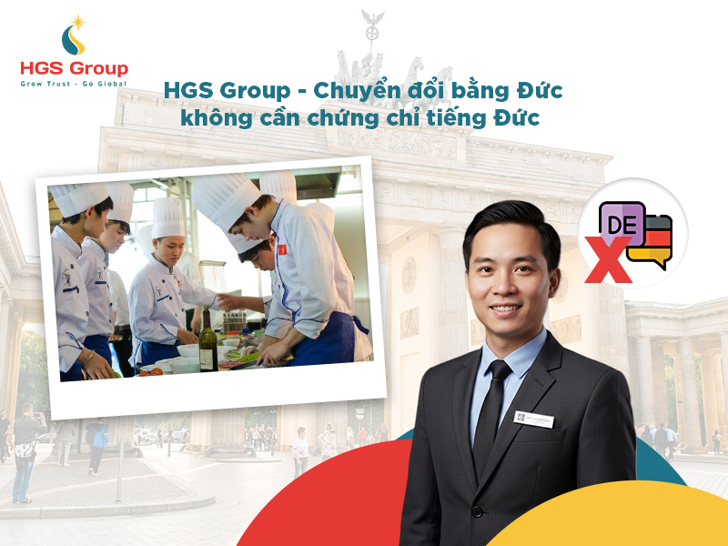 HGS Group - Cung cấp dịch vụ chuyển đổi bằng Đức không cần chứng chỉ tiếng Đức