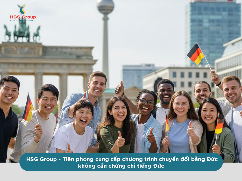 HGS Group - Cung cấp dịch vụ chuyển đổi bằng Đức không cần chứng chỉ tiếng Đức
