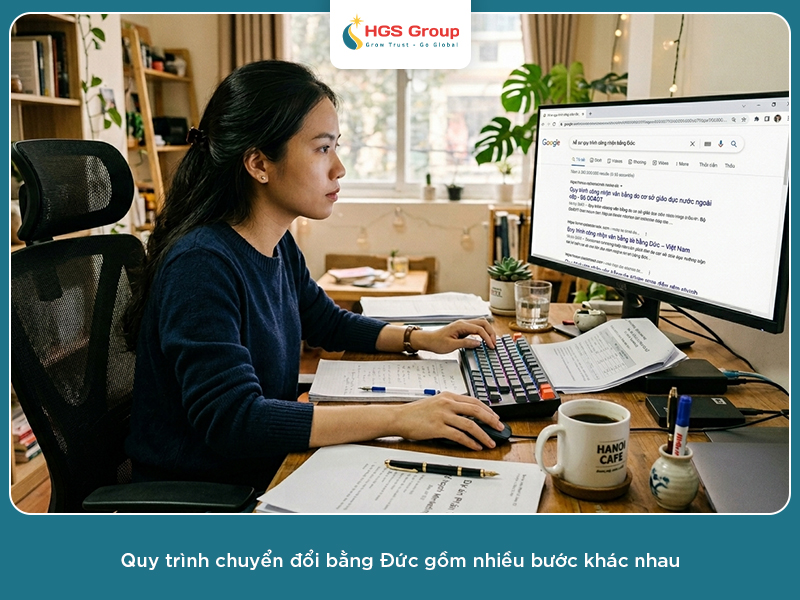 Quy trình chuyển đổi bằng Đức: Bước cần thiết trước khi đi làm tại Đức