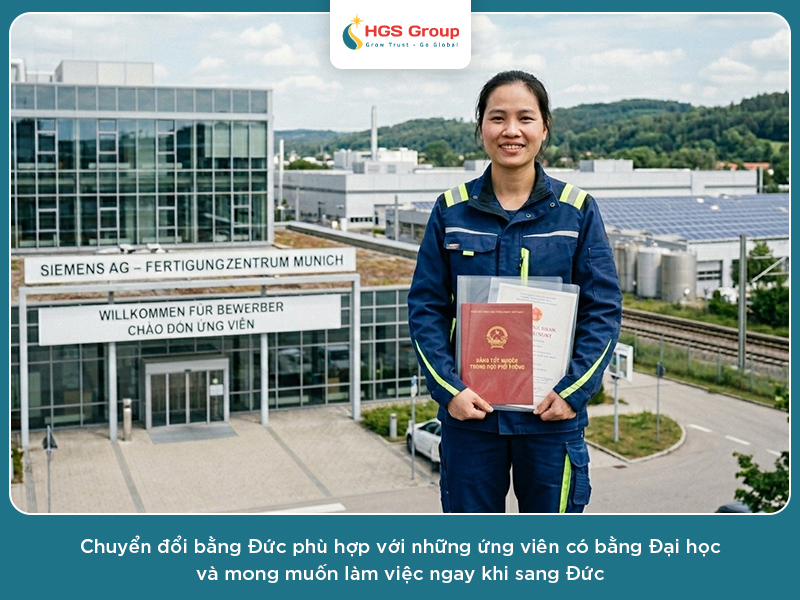 Chuyển đổi bằng Đức