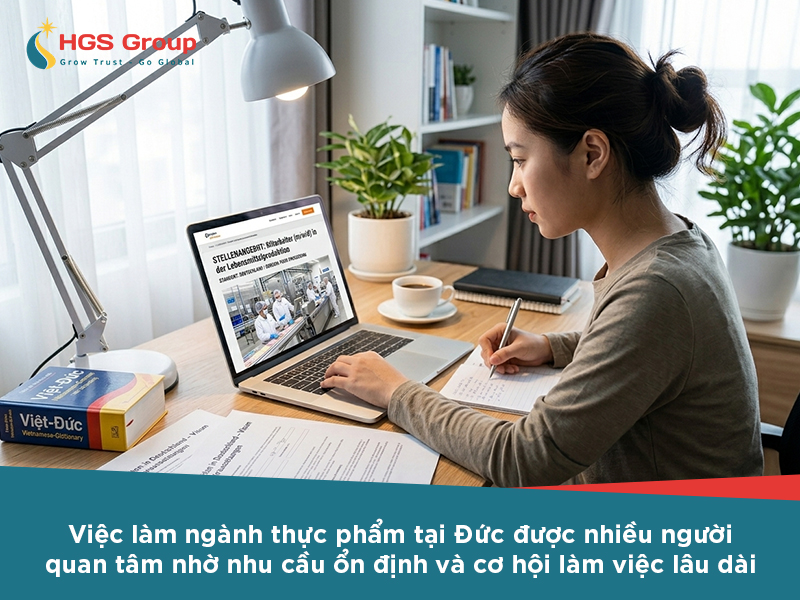 Việc làm ngành công nghiệp thực phẩm tại Đức - Cơ hội ổn định cho lao động Việt Nam