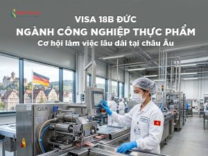 Visa 18B Đức ngành công nghiệp thực phẩm - Cơ hội làm việc lâu dài tại châu Âu